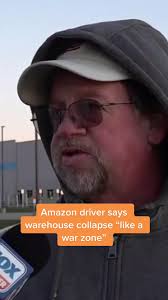 Amazon Driver Survives Illinois Warehouse Collapse
