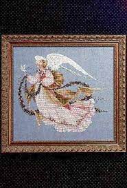 Away we ride counted cross stitch pattern by blackbird designs. Lavender And Lace Angel Of Summer Cross Stitch Pattern 123stitch Com Cross Stitch Cross Stitch Angels Cross Stitch Kits