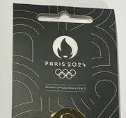 2024 Olympics Pin Paris commemorative Gold lapel pin new