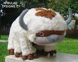 Appa Plush 20 Inch 50cm Avatar The Last Airbender Plush Toy Atla Plush Appa Plushie Avatar The Last Airbender Avatar Plush Toy