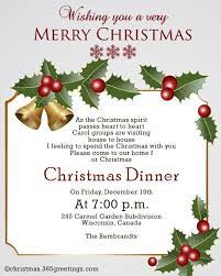 Christmas invitation templates are best way to invite people on christmas eve or day for however on your invitation card you can simply paste a heart touching quote along with some formal any change or modification in the sample word format is allowed only for the personal usage you can not. Christmas Invitation Template And Wording Ideas Christmas Celebration All About Christmas