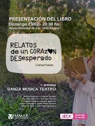 Presentación libro Relatos de un corazón desesperado, de Gianna Padoán +  Artistas invitados