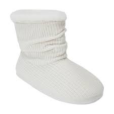 These slippers boots are often adored by ladies. Knitted Slipper Boots Kmart