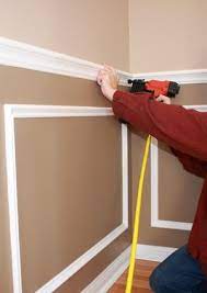 See more ideas about chair rail, moldings and trim, wainscoting. How To Install Chair Rail Molding Chair Rail Molding Chair Rail Home Repairs