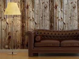 Wood Panel Wallpaper Mural Wood Wallpaper Eclectic Wallpaper Faux Wood Wall