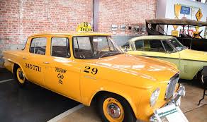 Image result for Taxi Cab Federal Yellow 1956 Taxi