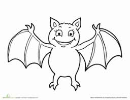 Vampire Bat Worksheet Education Com Bat Coloring Pages Vampire Bat Halloween Preschool