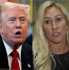 Trump pulls his endorsement of Marge Greene, says he is done with her for  good, says she's “a raving lunatic”, and he's going to endorse someone to  run against her. The Epstein