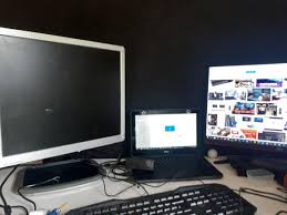 You can connect you phone to monitor through hdmi cable if your monitor is full hd and has hdmi port. How Can I Connect The Left Monitor With My Laptop Left Monitor Has Vga Laptop Has Only One Hdmi And Right Monitor Has 2 Hdmi And 1 Vga Computers