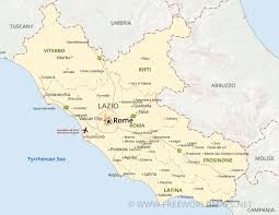 February 27th, 2021, 6:00 pm. Lazio Maps