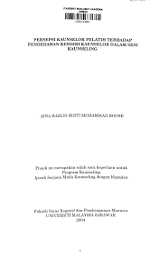 Juris (eksternal) apabila beliau telah memenuhi semua keperluan, walau apapun bentuknya. Pdf Persepsi Kaunselor Pelatih Terhadap Pendedahan Kendiri Kaunselor Dalam Sesi Kaunseling Aina Razlin Binti Mohammad Roose Projek Ini Merupakan Salah Satu Keperluan Untuk Program Kaunseling Noorleha Mohd Yusoff Academia Edu