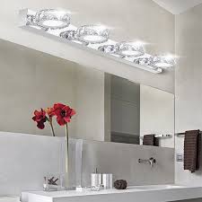 Aliexpress Com Buy Modern K9 Crystal Led Bathroom Make Up Mirror Light Co Modern Bathroom Vanity Lighting Modern Bathroom Lighting Led Bathroom Vanity Lights