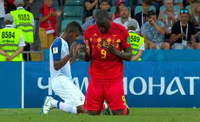 Jun 16, 2021 · when belgium play denmark on thursday at euro 2020, the belgian side plan to kick out the ball in the 10th minute as a tribute to lukaku's inter milan teammate christian eriksen who suffered a. Christian Players Of Belgium And Panama Pray On The Pitch After World Cup Match Evangelical Focus