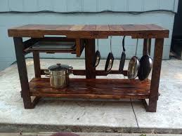Pallet Kitchen Prep And Storage Table For My Wilbur Diy Furniture Outdoor Kitchen Design Kitchen Prep Table