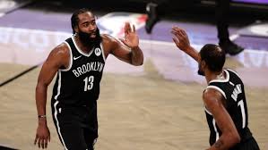 Kd and harden played three years together in okc. James Harden Kevin Durant Star As Brooklyn Nets Edge Milwaukee Bucks Tsn Ca