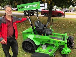 It's cutting width of 52″ is sure to get the job done fast. Electric Lawn Care Options Drive Electric Vermont