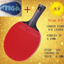 Best Quality Professional Long And Short Handle Grip Table Tennis Racket Shake Hand Pingpong Racket Padd Table Tennis Racket Table Tennis Table Tennis Rubber
