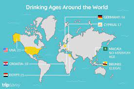 Drinking age is pretty badly formulated, as in belgium, bulgaria, czechia, denmark, france, moldova, netherlands, norway, poland and russia you can drink alcohol at any age, you just cannot legally buy it if you're too young. Legal Alcohol Drinking Ages Around The World