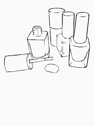 Nail Polish Bottle Coloring Pages Nail Polish Bottles Nail Polish Coloring Pages