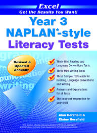 Naplan literacy skills mastering reading skills year 3: Excel Naplan Style Literacy Tests Year 3 Naplan Tests Are Sat By Students Australia Wide Alan Elaine Horsfield 9781741253634 Amazon Com Books