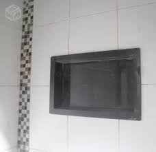 Nicho Em Granito Preto 50x40x12cm C Fundo Granito Preto Granito Nicho