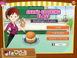 Hamburger A La Pizza Ecole De Cuisine De Sara Un Des Jeux En Ligne Gratuit Sur Jeux Jeu Fr