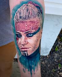 BACK AT WORK! Thank god, I feel like I have a purpose again. Super fun  first day back making this portrait of “Thusnelda” from the Netflix series  “Barbarians” I have t seen the show, but she looks ...