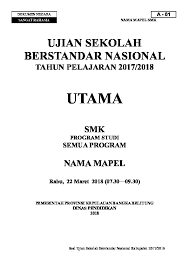 Cabang ilmu biologi yang berkaitan dengan akibat tersebut ialah … a. Download Pdf Soal Usbn Biologi Smk Mutiara Mandiri 2019 408gy6j2j8qx
