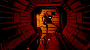 That's when it becomes properly immersive, and if you're a fan of the alien movies, that's when it starts to properly blur the lines between game and movie. The Reflection Of The Alien In Alien Isolation Game Is Incredible Lv426
