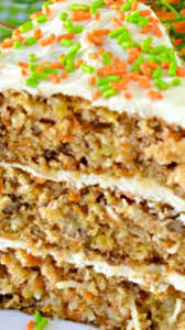 Super Moist Carrot Cake Recipe Full Of Freshly Grated Carrots Pineapple Coconut Pecans And For Extra Mois Carrot Cake Recipe Cake Recipes Easy Carrot Cake