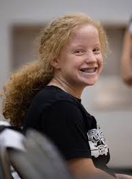 Randall's Tahlie Brandt keeping the sidelines smiling