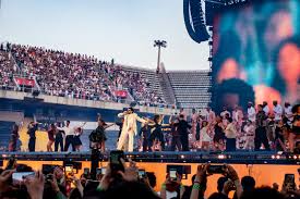 Bad Bunny in Barcelona, January 1, 2024 - Gigxels