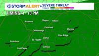 Hot and humid with scattered strong storms later today