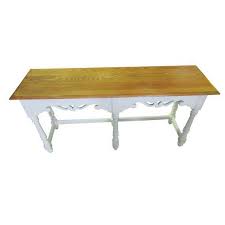 Check spelling or type a new query. Ethan Allen Farmhouse Cottage Painted Console Sofa Table Chairish