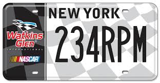 You can ask them for the same. New License Plate Celebrating Watkins Glen Racing Revealed