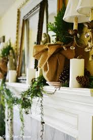 A christmas decoration is any kind of decoration used for the holiday of christmas. French Country Christmas Mantel