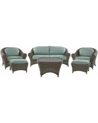 Martha stewart beeches 3 piece. Deals On Martha Stewart Living Lake Adela Six Piece Seating Set Six Piece Set Weathered Grey Surf
