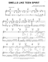 Download PDF: Smells Like Teen Spirit Sheet Music by Nirvana | Chords,  Notes & Lyrics - 419383