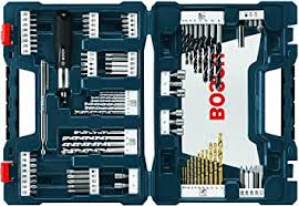 Bosch drill and drive set. Bosch 91 Piece Drilling And Driving Mixed Set Ms4091 Amazon Com