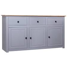 Maybe you would like to learn more about one of these? Buffet Gris 135x40x80 Cm Pin Solide Assortiment Panama Lef Cdiscount Maison