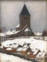 Edvard Munch Old Aker Church 1881 Edvard Munch Art Painting