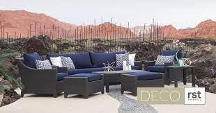 Deco Outdoor Patio Furniture Collection In Navy Blue Patio Furniture Collection Outdoor Patio Furniture Outdoor Furniture