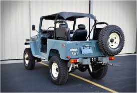 This one will turn heads with the stand out color combination of toyota beige and black with the cool vintage roof rack/ladder combo. Fully Restored 1978 Toyota Land Cruiser For Sale