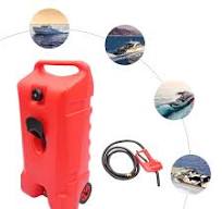 Boat Fuel Tank Portable Marine Outboard Gas Tank 20 Gal/75L with Hose