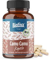 Camu Camu Organique 150 Gelules 700mg Par Capsule Vitamine C Naturelle Champ Prelevees Dans La Nature Garanti Sans Additif Fabrique Et Controle En Allemagn Vitamine E Naturelle Vitamine E Vitamines