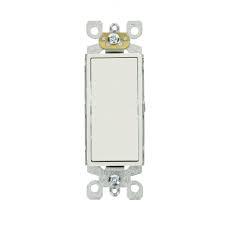 3 way switch wiring diagram with power feed via switch : Leviton Decora 15 Amp 3 Way Switch White R62 05603 2ws The Home Depot