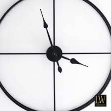 Your time is your product. Lw Collection Moderne Zwarte Klok Muurklok Zwart Wandklok Zwart Metaal Zonder Moderne Klok Wandklok Klok