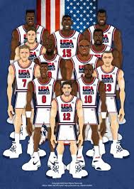 Double Scribble Team Usa Basketball Nba Basketball Art Usa Dream Team