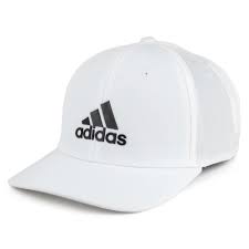 Adidas Hats Stretch Box Baseball Cap White