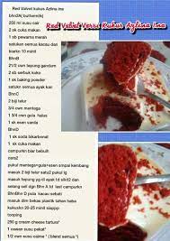 Untuk proses membakar kek, guna api atas sahaja (setting kan oven) dengan suhu 180 red velvet cheesecake(steamed) ingredients 250 gm butter 150 gm of sugar 4 eggs of grade a 4 tablespoons seri kaya 100gm. Pin On Resepi